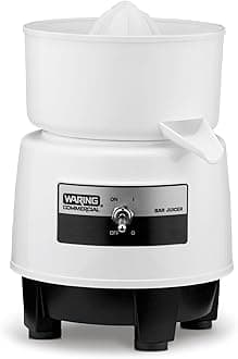 Waring Commercial BJ120C Citrus Bar Juicer with Compact Design, 1-Quart