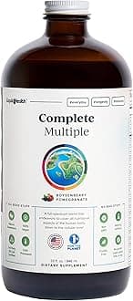 - LIQUIDHEALTH Complete Multiple Adult Liquid Multivitamin - Essential Vitamins, Minerals & Nutrients, Immune Support, Gut Health, Energy, Detox - Made in USA, Vegan, Non-GMO, Sugar-Free (32 oz)