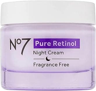 Pure Retinol Night Cream - Anti Aging Night Cream with Collagen Peptides to Reduce Fine Lines and Wrinkles - Fragrance Free Retinol Cream for All Skin Types (1.69 fl oz)