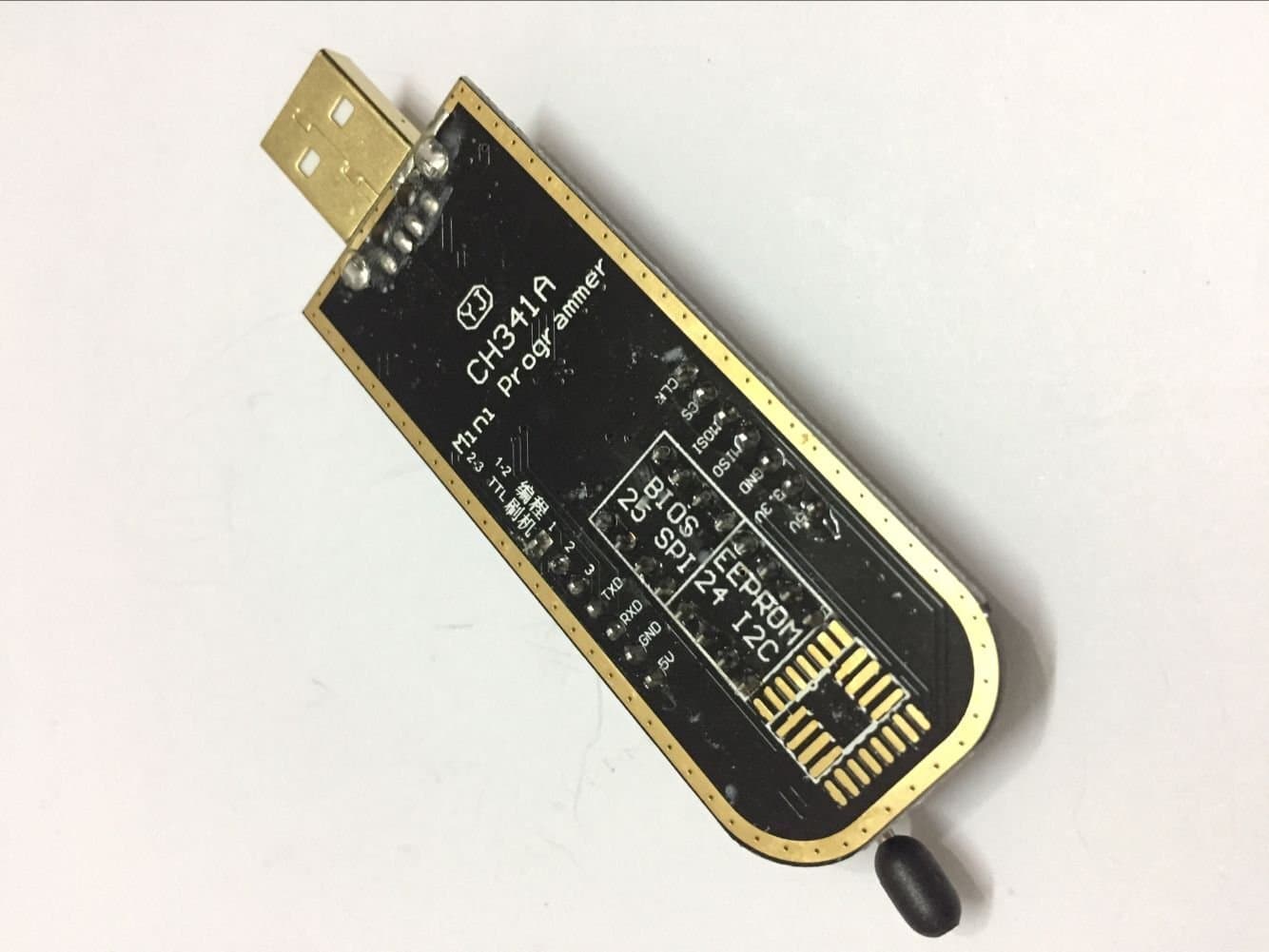 CH341A Programmer USB Board Routing LCD BIOS 24 25 Programmer