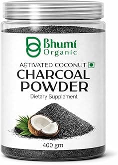Activated Charcoal Powder (400g) | Coconut Shell-Based | Teeth Whitening, Detox & Skin Care | Food-Grade, Vegan & Chemical-Free