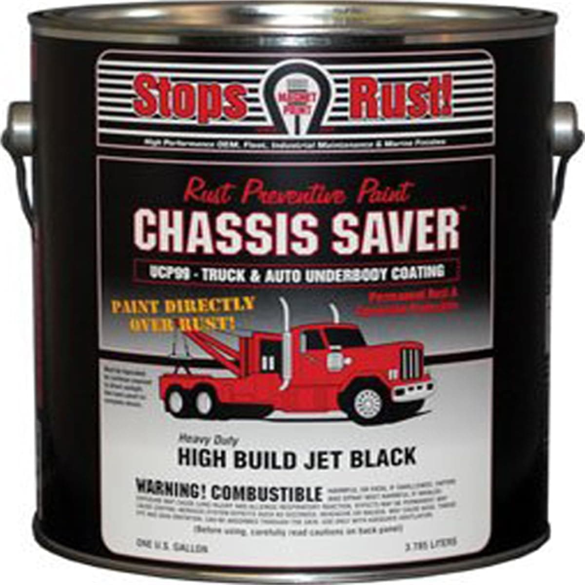 Magnet Paint & Shellac UCP99-01 Chassis Saver Paint Gloss Black, 1 Gallon Can