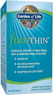 Fucoxanthin Supplements - FucoThin Diet Pill for Weight Loss, 90 Softgels