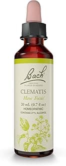 Bach Original Flower Remedies, Clematis - Have Focus - Natural Homeopathic Flower Essence for Emotional Balance - Vegan, Gluten Free, Sugar Free - 20mL Dropper