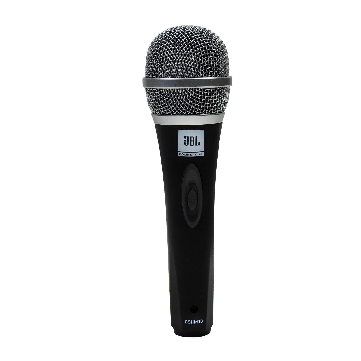 Commercial CSHM10 Handheld Dynamic XLR Unidirectional Microphone With On/Off Switch (Cable Not Included) Black, Medium