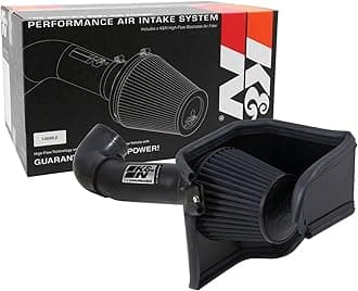 K&N Cold Air Intake Kit: Increase Acceleration & Engine Growl, Guaranteed to Increase Horsepower up to 14HP: Compatible 5.7L, V8, 2005-2019 Dodge/Chrysler (Challenger, Charger, Magnum, 300), 71-1542