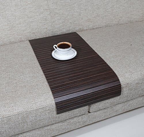 Sofa Tray Table - Long (Tago Zebrano), Sofa Arm Tray, Armrest Tray, Sofa Arm Table, Couch Tray, Coffee Table, Sofa Table,Wood Tray,Wood Gifts