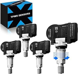 Pre-Programed Tire Pressure Sensor for:-Ford Explorer 2006 2007 2008 2009 2010 F150 2007 2008 Edge Escape Fusion for:-Mustang for:-Lincoln MKZ Navigator Mark LT TPMS 6F2Z-1A189-A 315MHz (4)