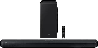 Samsung QS730D 3.1.2ch Soundbar w/Wireless Dolby Atmos Audio, Q-Symphony, SpaceFit Sound Pro, Adaptive Sound, Game Mode Pro, 8” Subwoofer Included, HW-QS730D/ZA