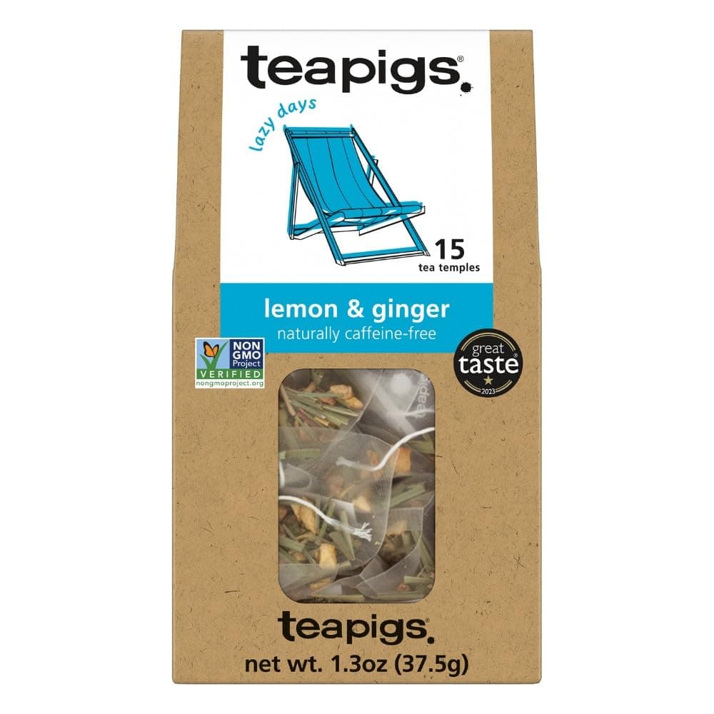 Teapigs Lemon And Ginger 15 Tea Temples
