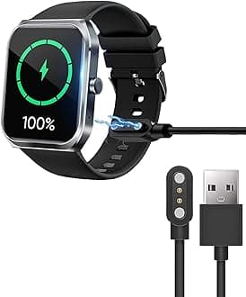 Blueshaweu Compatible for TUYOMA Smartwatch Charger, 2 Pin Magnetic USB Replacement Charging Compatible with TUYOMA LW76 1.91 inch Smart Watch/PASONOMI LW76/LW76 1.91" Smartwatch