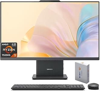 Lenovo ThinkCentre Business All-in-one Computer, 23.8" FHD IPS Display, Intel...