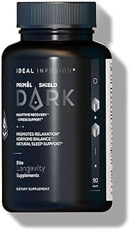 Ideal Infusion Nighttime Muscle Recovery & Deep Sleep Supplement: Stress Support and Hormone Balance - Zinc + Magnesium Glycinate, Ashwagandha KSM-66 - Melatonin-Free (90 Capsules)
