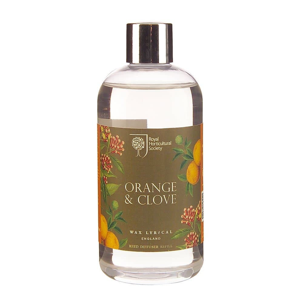 Wax Lyrical RHS Orange and Clove 250ml Reed Diffuser Refill Oil