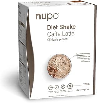 Diet Shake Caffe Latte Premium diet shakes for weight management I Clinically proved meal replacement shake for weight control I 12 Servings I Very Low-Calorie Diet, GMO Free