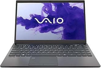 VAIO 14 High Performance Laptop in Black Metallic 12th Gen 10-core Intel i5 up to 4.2GHz 8GB RAM 512GB SSD 14.1in FHD Backlit Keyboard HDMI Win11 (51427BK - ) (Renewed)