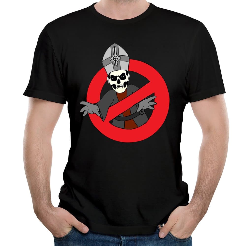 Men's Ghost Busters Bill Murray Ghost BC Cirice Round Neck T Shirt