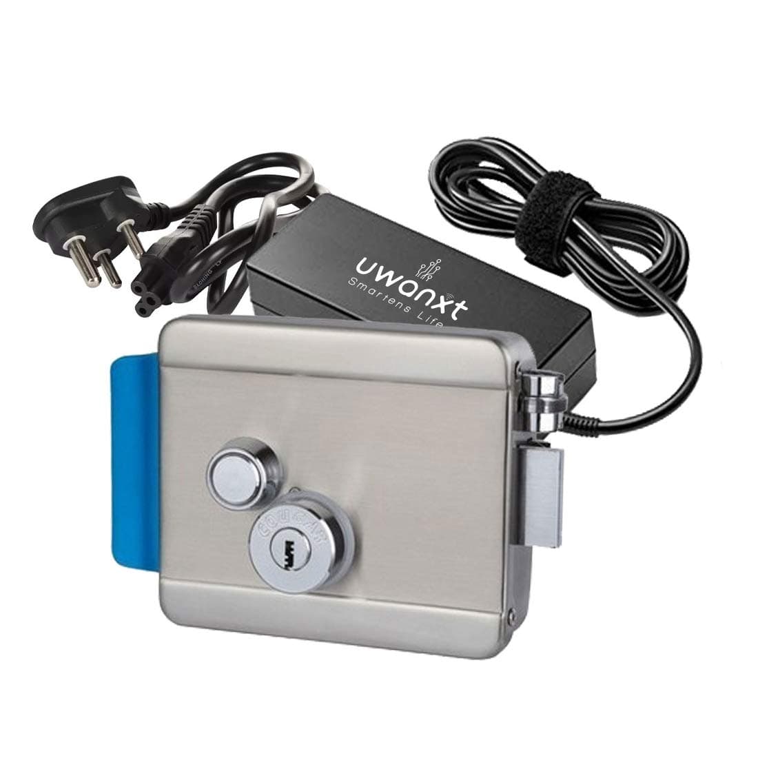 UWANXT Metal Uwa-lock Smart Electronic App Controlled Door Lock (Standard, Silver)