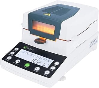 U.S. Solid Moisture Analyzer - 0.1% Readability, 110 g x 5 mg USS-HMA01 Moisture Balance