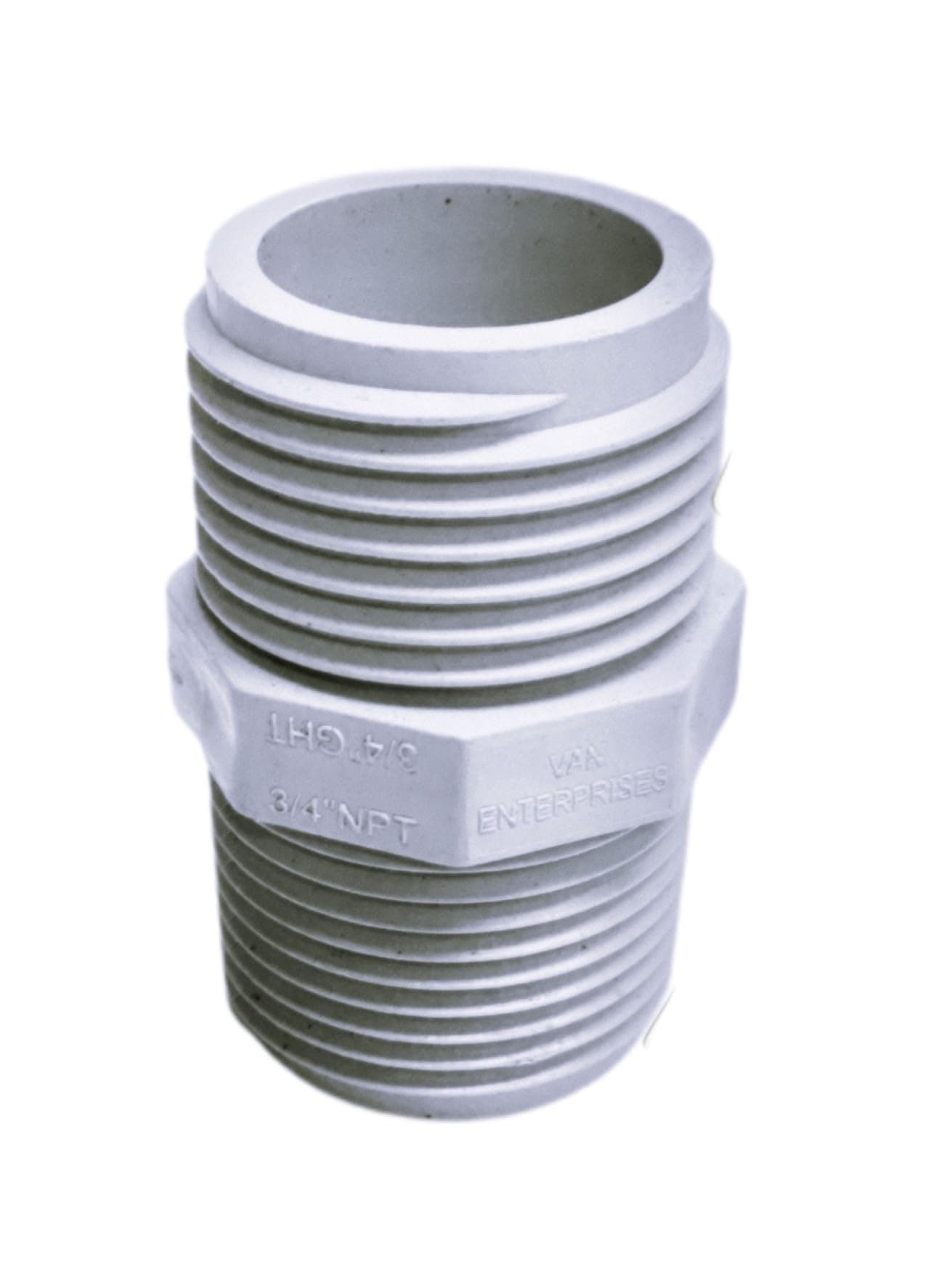 PVC Garden Hose Adapter (Male 3/4" NPTx 3/4" GHT)