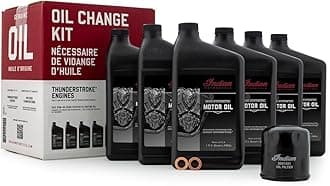 Indian Motorcycles Thunder Stroke 111 Oil Change Kit 5.5 Qt 2880067 by Indian
