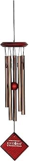 Woodstock Wind Chimes for Outside, Garden Decor, Outdoor Decor for Your Patio and Front Porch (14") Bronze Wind Chime, Wind Chimes of Mercury Encore Collection (DCB14)