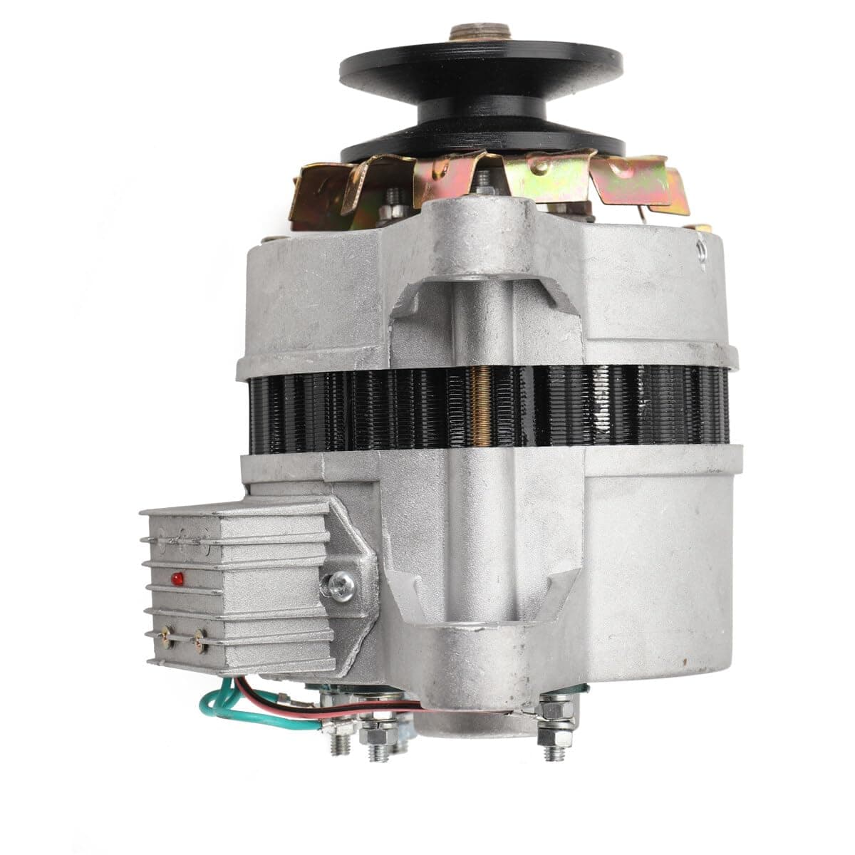 Permanent Magnet Alternator, Silicon Rectifier Generator, 1500W DC 14V PMA Copper Synchronous Generator Low Rpm - Single Wheel