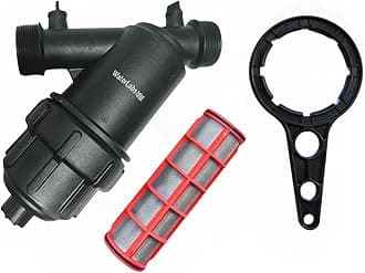 WaterLabs 123YM Water Tank Filter | 90 Microns | BIS Certified | Screen Filter | 1 Year Warranty | with 1 Teflon Tape| Sediment Filter for Home (1.5" inch | 40 mm)