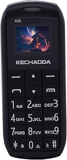KECHAODA A26 Dual Sim Mobile Phone (Bluetooth Size, Silver+Grey)