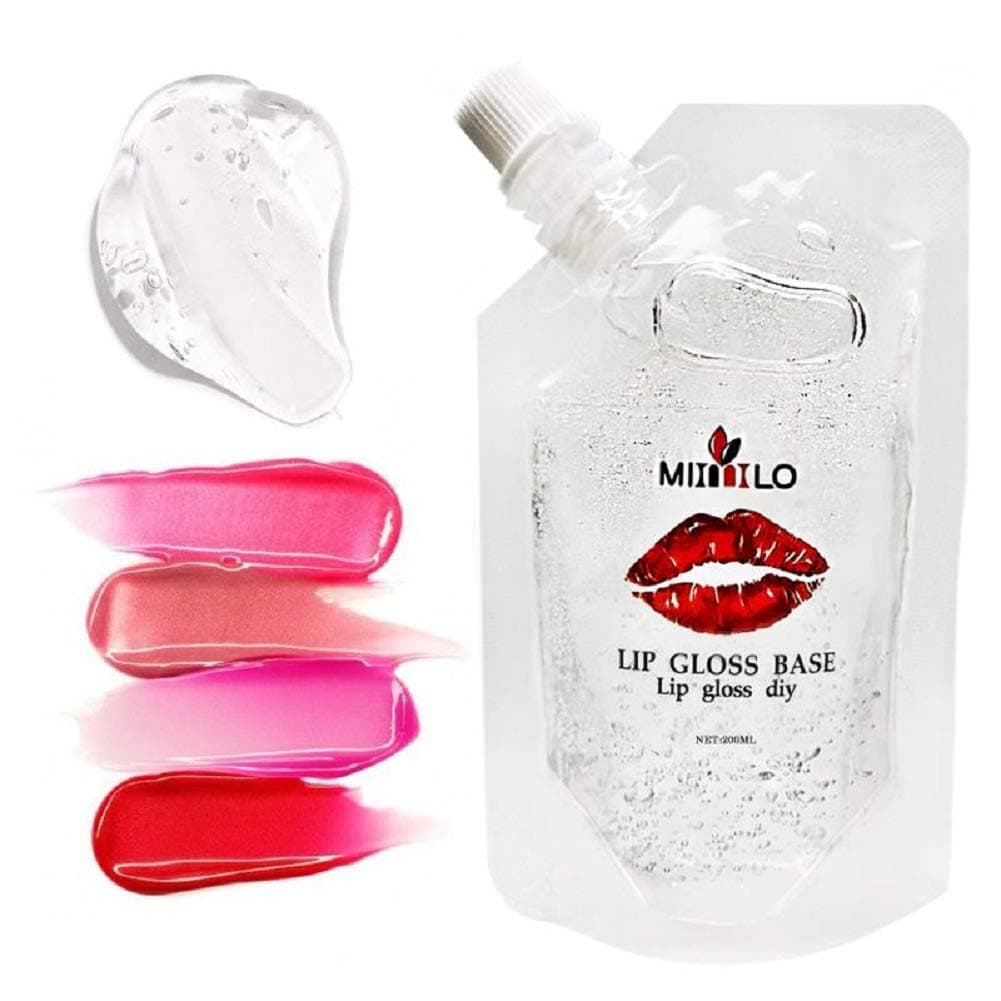 Ofanyia Lip Gloss Base Make Your Own Lip Gloss Handmade Lip Gloss DIY Lipstick Material Lip Glosses Base - 200ML