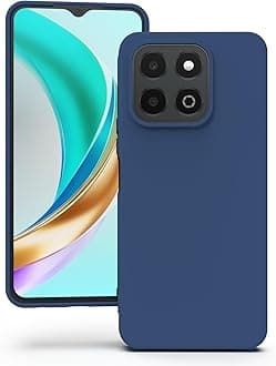 YATWIN Silicone Case for Honor X6b, Soft-Touch, Shockproof, DustProof, Antiskid Phone Cover for Honor X6b - Dark Blue