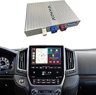 Linux Interface Box for Toyota Land Cruiser LC200 2016-2021 Wireless Apple CarPlay Android Auto Fit for Original Car Radio Upgrade GPS Navigation