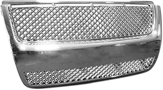 7422440894804 Compatible With 2007-2010 Ford Explorer Sport Trac Chrome Mesh Front Bumper Grill Grille