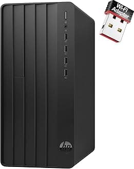 HP 290 G9 Desktop Computer Tower for Home Student and Business, 13th Gen Intel 4-Core Processor, 64GB DDR4 RAM, 2TB PCIe SSD, WiFi Adapter, RJ-45, HDMI, VGA, KB and Mouse, Windows 11 Home