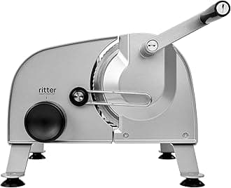 RITTER 107000 Manus 3 Manual All-Purpose Slicer, Full Metal, Metallic Silver