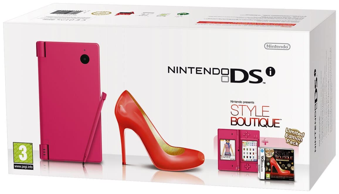 Nintendo DSi Console (Pink) with Style Boutique Bundle (Nintendo DS)