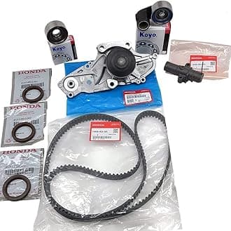 Timing Belt Service Kit GENUINE/OEM PARTS | Water Pump + Hydraulic Tensioner + Seals + Pulleys | Comapatible with Select Acura/Honda V6 2003-2023