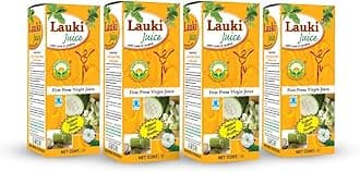 Basic Ayurveda Lauki Juice (Bottle Gourd Juice) | Increased Cholesterol | Improve Nervous Disorder 1000ml (Pack of 4)