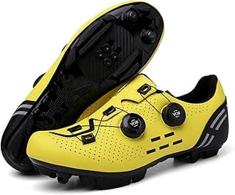 Cycling Shoes for Men and Women - Road and Mountain Bike Riding, Lightweight, Breathable, Reflective Striped