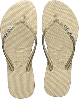 Havaianas Women's Slim Sparkle Sandal Sand Grey