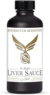Quicksilver Scientific Liver Sauce - Liposomal Liver Detox with DIM, Quercetin, Lipoic Acid, Milk Thistle and Dandelion Root Supplement - Supports Bile & Toxin Momentum (100 ml / 3.38 oz)