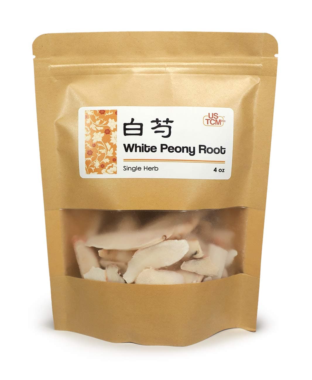 NEW PACKAGING White Peony Root Bai Shao 白芍 4oz
