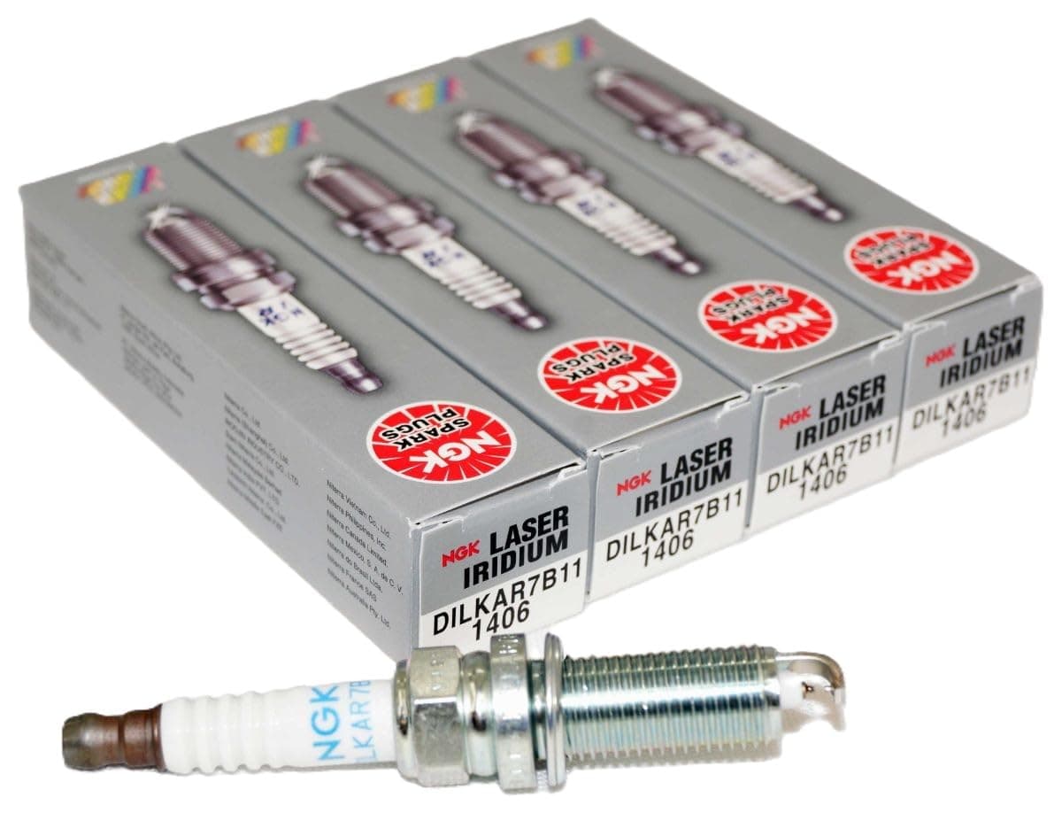 (1406) DILKAR7B11 Spark Plug - Pack of 4