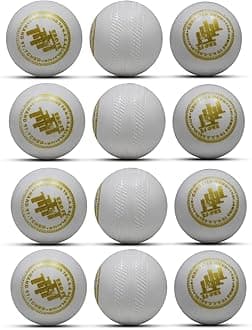 Troft Plastic Ball White Non Toxic Pack of 6 and 12 (Pack of 12 | 30gm Per Ball)