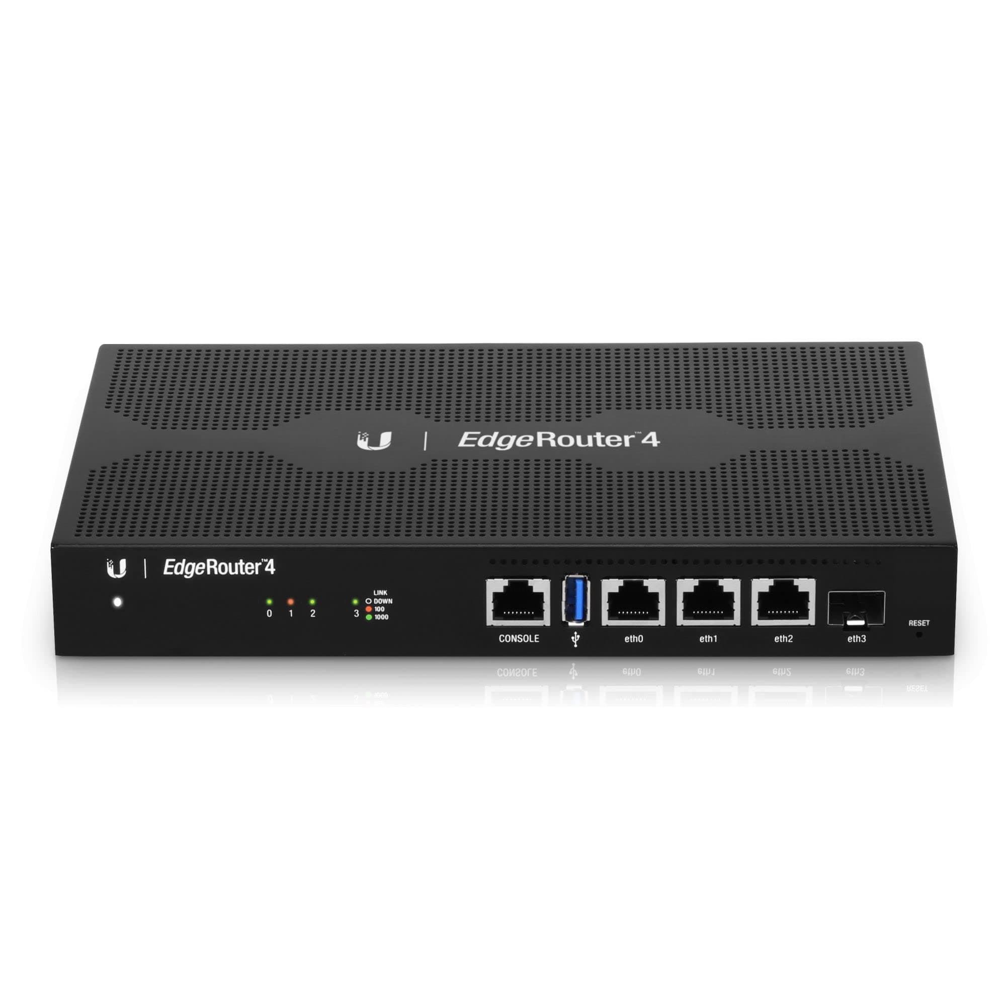 Ubiquiti Networks EdgeRouter 4 wired router Ethernet LAN Black