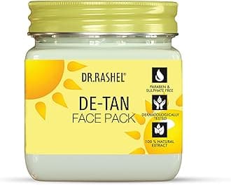 De-Tan Face Pack for Glowing Skin, Oil Control, Acne, Pimples, Detan, Blemishes, Pigmentation & Brightening, Face Cleansing for Face & Body (380 Ml)