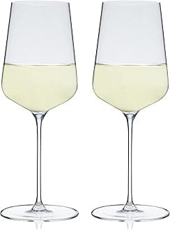 & Nachtmann, Set of 2 Crystal White Wine Glasses 430ml Definition 1350162