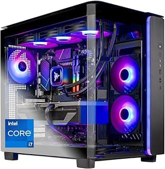 Skytech Gaming King 95 Desktop PC, Intel i7 14700F 2.1 GHz (5.3GHz), NVIDIA RTX 5070 Ti 16GB, 2TB Gen4 NVMe SSD, 32GB DDR5 RAM 6000 RGB, 850W Gold PSU, 360mm ARGB AIO, Wi-Fi, Win 11