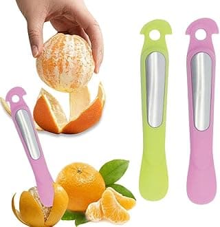 Orange Peeler Tool,Orange Citrus Peelers,Double-Ended Citrus Peeler for Kitchen,Citrus Slicer Removal Tool for Orange Cutter Slicer, Kitchen Accessories Kitchen Gadget