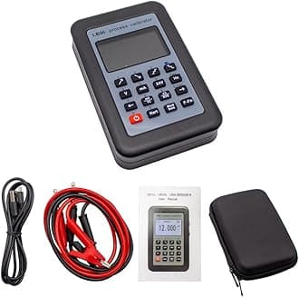LB06 Source Process Calibrator, Resistance Current Voltage Meter Voltmeter LCD Display 4-20mA 0-10V/mV Hart Communicator Current Voltage Standard Modbus